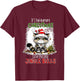 If I Had Anymore Christmas Spirit I'd Be Shitting Jingle T-Shirt - T-Shirt | Maroon