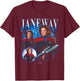 Star Trek: Voyager Janeway Heartthrob T-Shirt - T-Shirt | Maroon