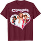 Clueless Cher Dionne Tai Sparkle Bedazzled Heart Cell Phone T-Shirt - T-Shirt | Maroon
