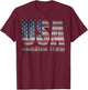USA Drinking Team Shirt 4th of July Gifts US American Flag Men T-Shirt - T-Shirt | Maroon