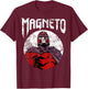 Marvel X-Men Magneto Classic Retro Rock Band Graphic T-Shirt - T-Shirt | Maroon