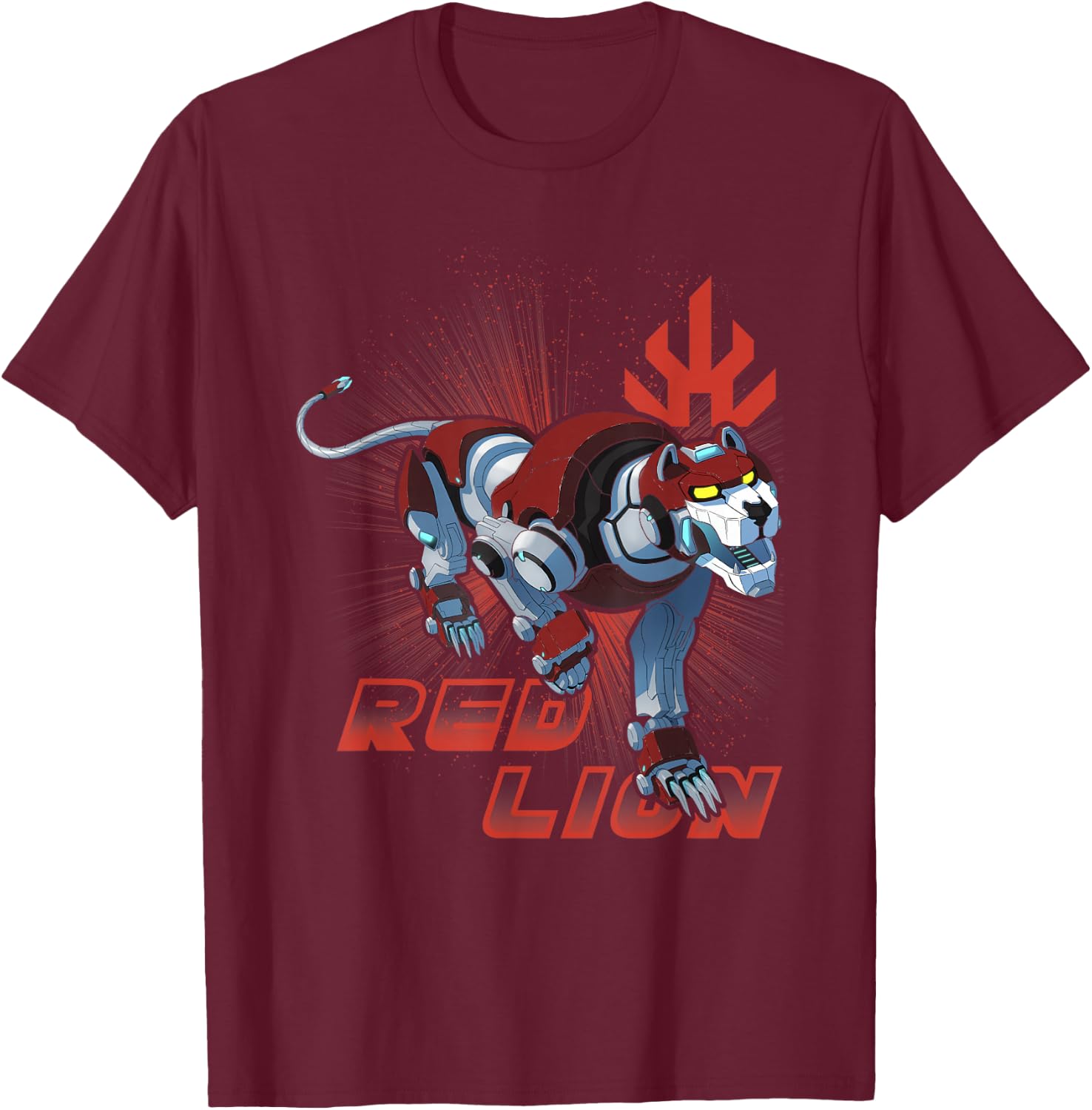 Legendary Defender Red Lion Logo Graphic T-Shirt - T-Shirt | Maroon