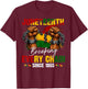 Breaking Every Chain Since 1865 Women Men Juneteenth Freedom T-Shirt - T-Shirt | Maroon