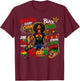Black Girl Magic Juneteenth Freedom Women Girls Mom T-Shirt - T-Shirt | Maroon