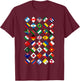 Flags of the Countries of the World, International T-Shirt - T-Shirt | Maroon