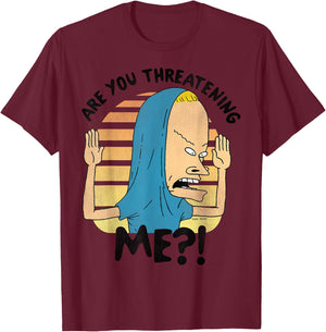 Beavis and Butt-Head Cornholio Quote T-Shirt - T-Shirt | Maroon