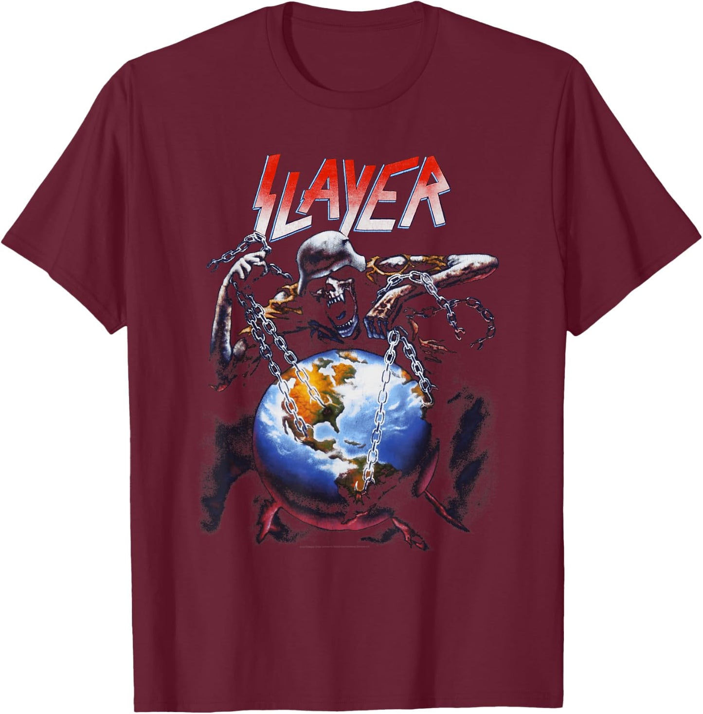Slayer - Intourvention T-Shirt - T-Shirt | Maroon