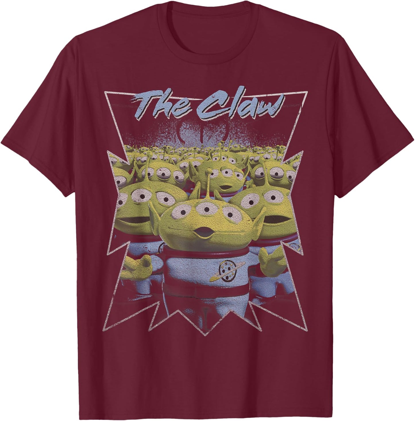 Disney Pixar Toy Story Aliens The Claw Portrait T-Shirt - T-Shirt | Maroon