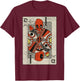 Marvel Deadpool Playing Card Taco Fight Graphic T-Shirt - T-Shirt | Maroon