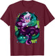 Disney The Little Mermaid Ursula Sea Witch Painting T-Shirt - T-Shirt | Maroon
