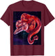 Space Boa Constrictor Snake T-Shirt - T-Shirt | Maroon