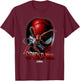 Marvel Infinity War Spider-Man Game Face Graphic T-Shirt - T-Shirt | Maroon
