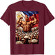 Filipino Flag Rooster and Rice Symbol of Filipino Strength T-Shirt - T-Shirt | Maroon