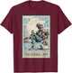 The Baseball Mom Skeleton Tarot Card Baseball Mom T-Shirt - T-Shirt | Maroon
