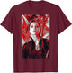 Marvel Avengers Endgame Black Widow Painting Graphic T-Shirt - T-Shirt | Maroon