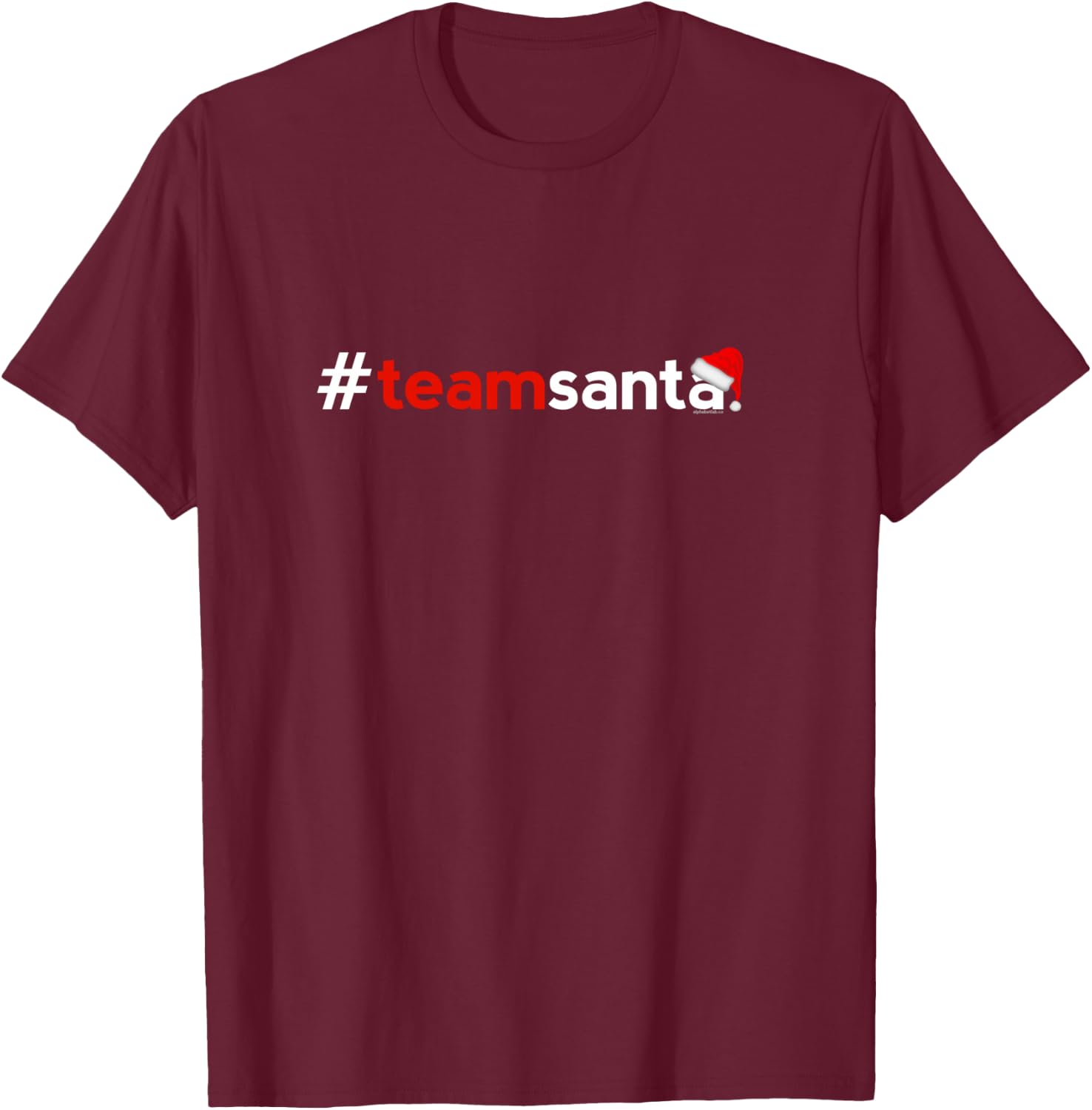 Christmas Shirts Women Kids | Team Santa Cute Idea T-Shirt - T-Shirt | Maroon