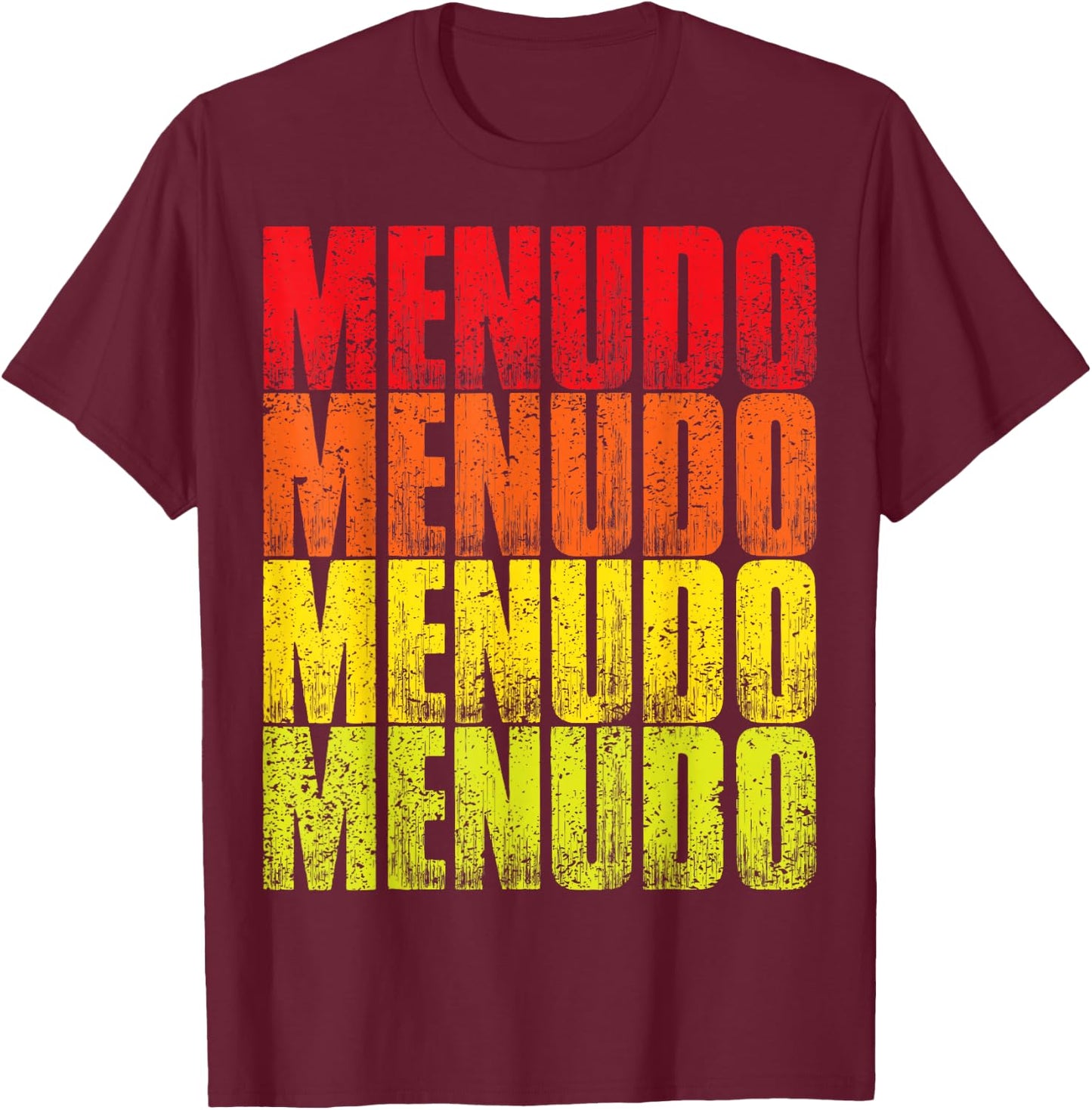 Classic Vintage Retro Menudo T- Shirt T-Shirt - T-Shirt | Maroon