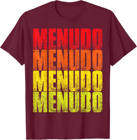 Classic Vintage Retro Menudo T- Shirt T-Shirt - T-Shirt | Maroon