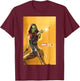 Marvel Studios 10 Years Gamora Poster Graphic T-Shirt - T-Shirt | Maroon