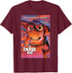 Disney Pixar A Bug's Life Hopper Bugs Kick Grass Poster T-Shirt - T-Shirt | Maroon