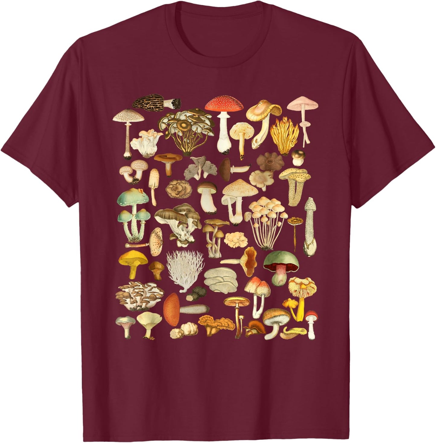 Mushroom Mycology Fungi Foraging Mushroom Whisperer T-Shirt - T-Shirt | Maroon