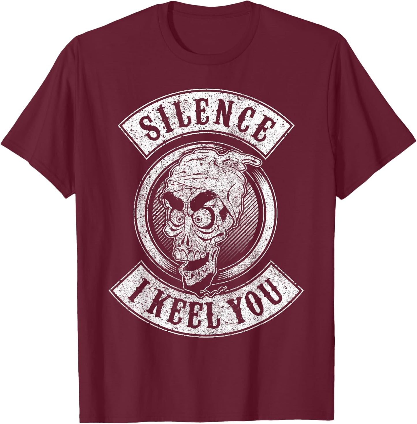 Jeff Dunham Sons of Achmed - Silence I Keel You T-Shirt - T-Shirt | Maroon