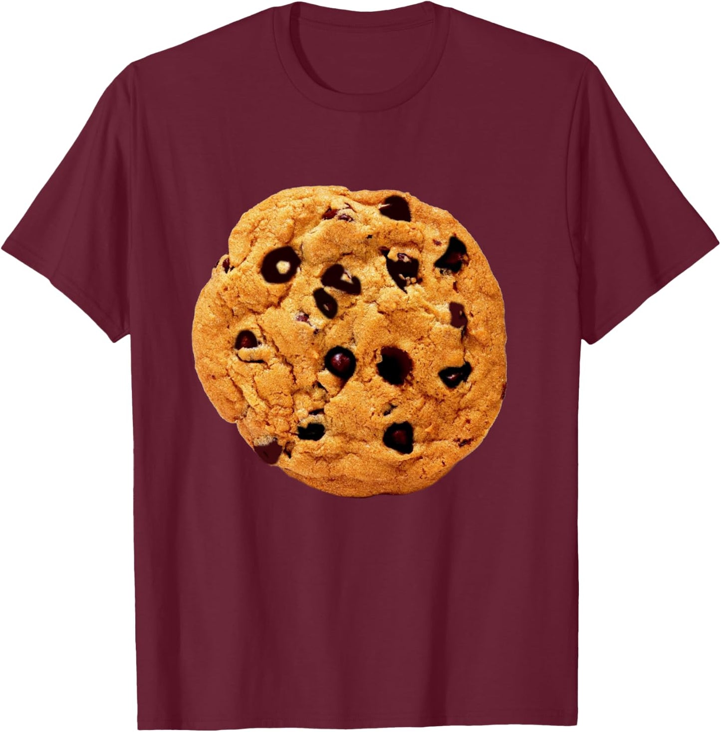 Chocolate Chip Cookie Costume Shirt Holiday Party Idea T-Shirt - T-Shirt | Maroon