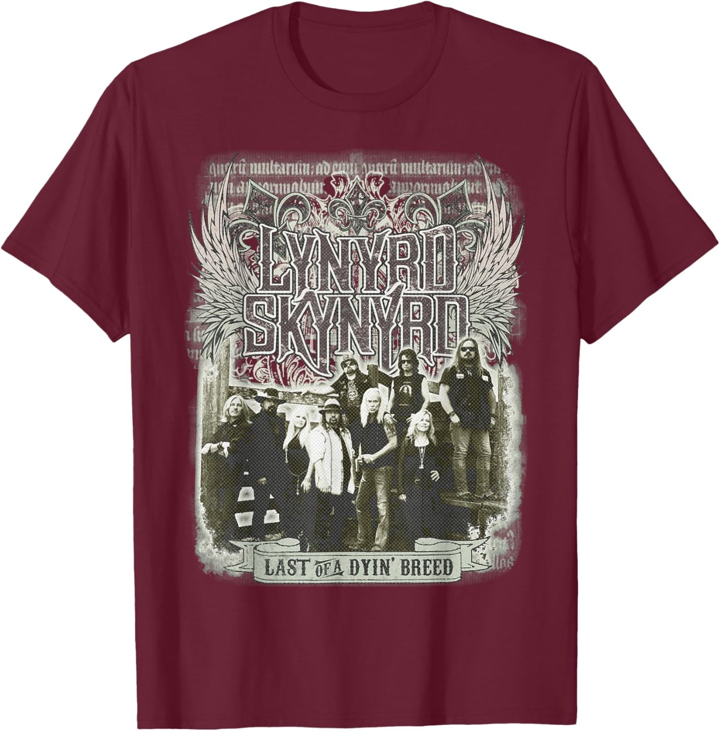 Lynyrd Skynyrd Last of A Dyin' Breed Southern Country Rock T-Shirt - T-Shirt | Maroon