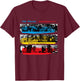 Official The Police Synchronicity resized T-Shirt - T-Shirt | Maroon