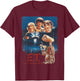 E.T. Distressed Vintage Photograph Graphic T-Shirt - T-Shirt | Maroon