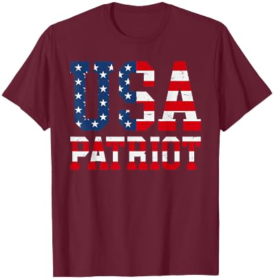 USA Patriot t shirt - United States of America USA Shirt T-Shirt - T-Shirt | Maroon