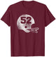 Vintage Football Jersey Number 52 Player Number T-Shirt - T-Shirt | Maroon