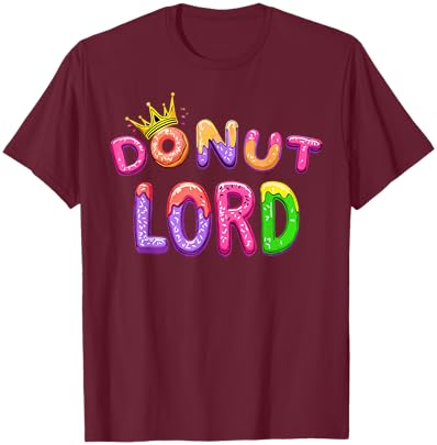 Donut Lord T-Shirt - T-Shirt | Maroon