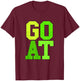 Green Of All Time Y'all! Green Graphic T-Shirt - T-Shirt | Maroon
