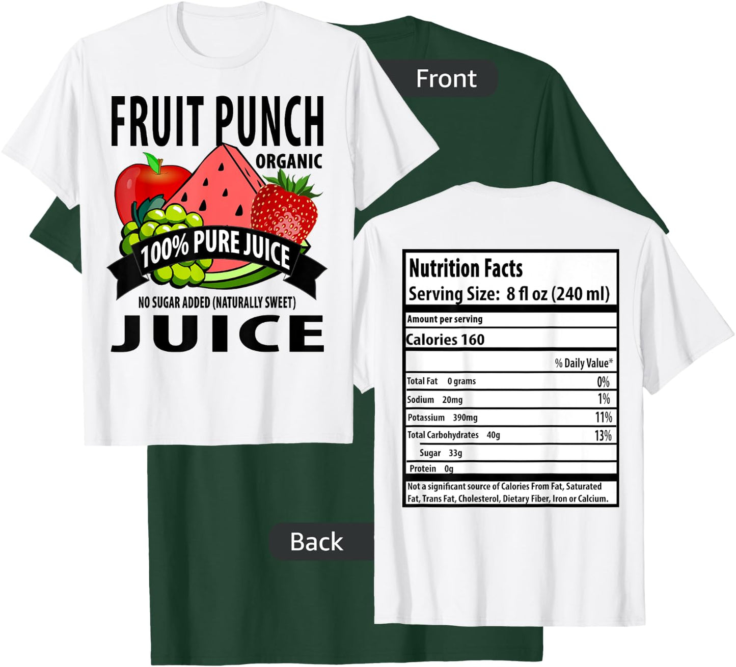 Fruit Punch: Family Halloween Costumes for 5 People T-Shirt - T-Shirt | Forest