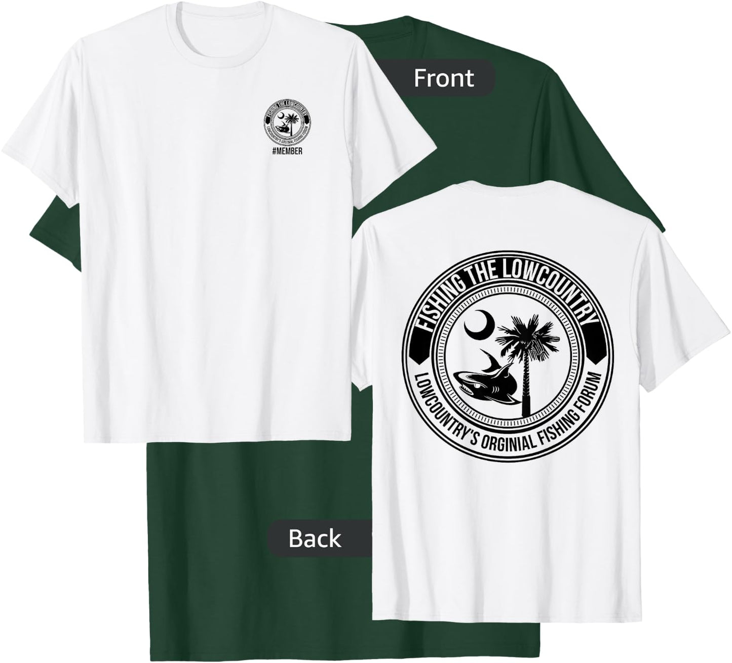 Fishing The Lowcountry Forum Beaufort Charleston T-Shirt - T-Shirt | Forest