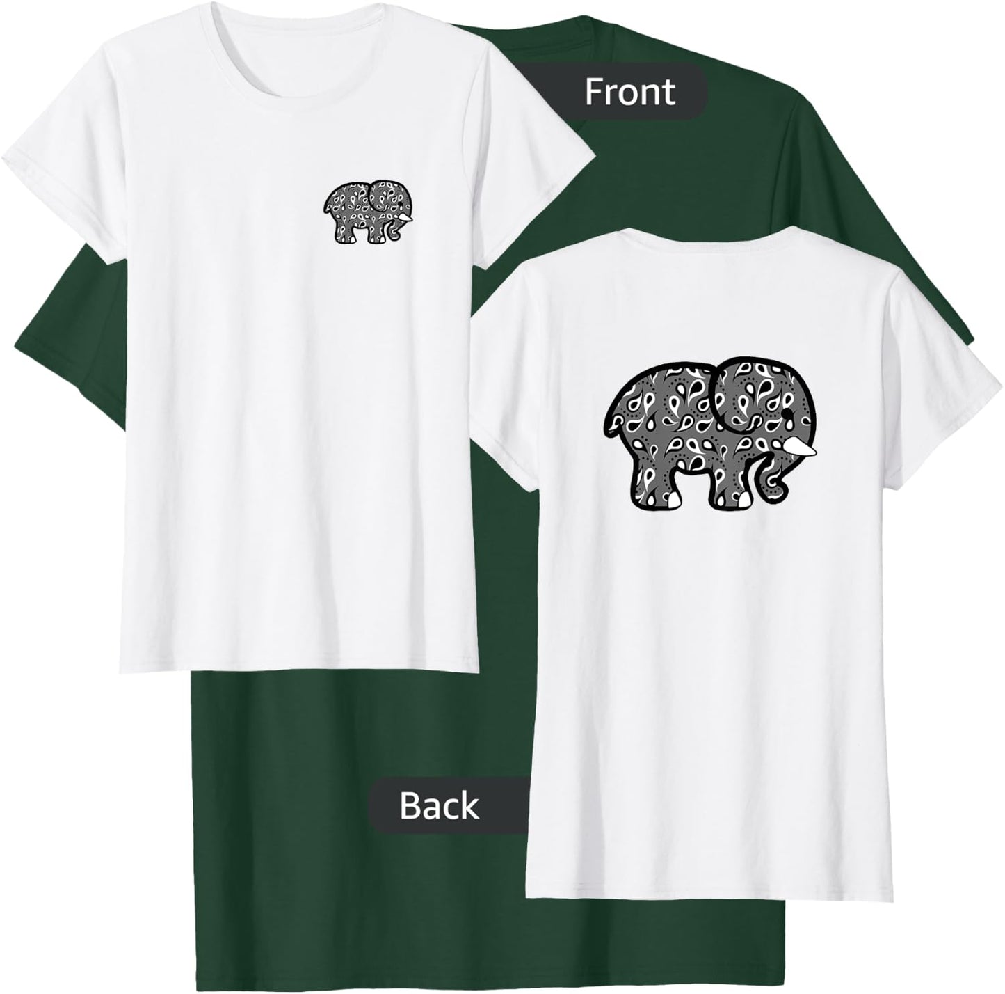 Elephant Ivory Cute Stylish Girls Gift Novelty T-Shirt - T-Shirt | Forest
