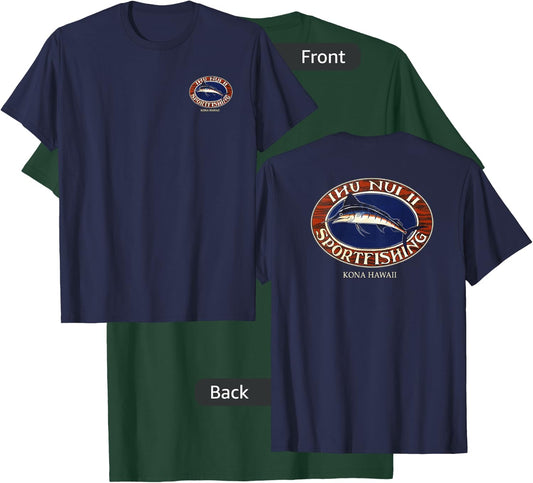 Ihu Nui II Sportfishing - Fishing T-Shirt - T-Shirt | Forest