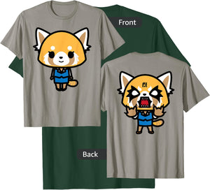 Aggretsuko Sweet Front and Rage Back Shirt T-Shirt - T-Shirt | Forest
