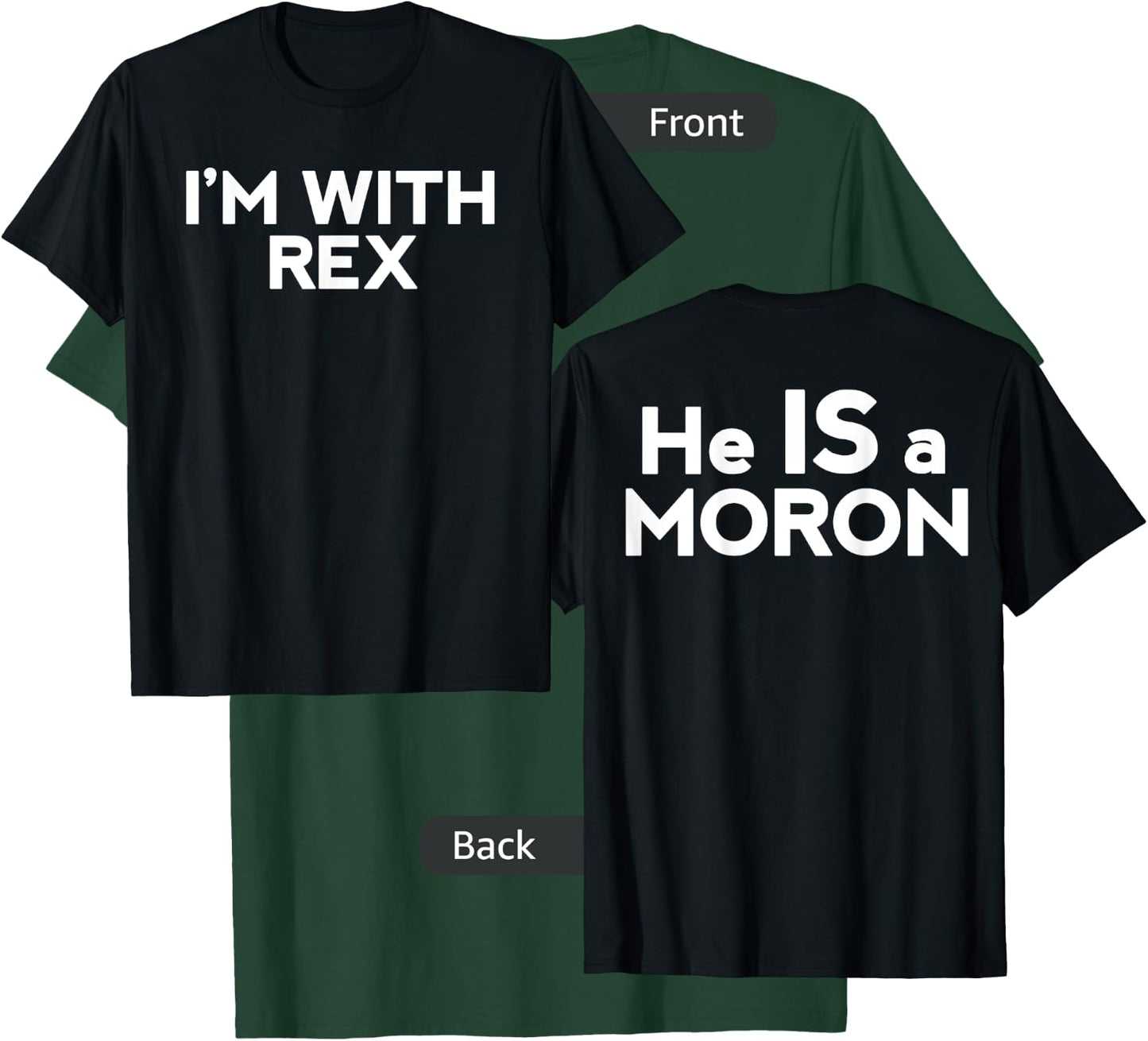 Rex Tillerson Was Right, Trump Is A Moron Shirt T-Shirt - T-Shirt | Forest
