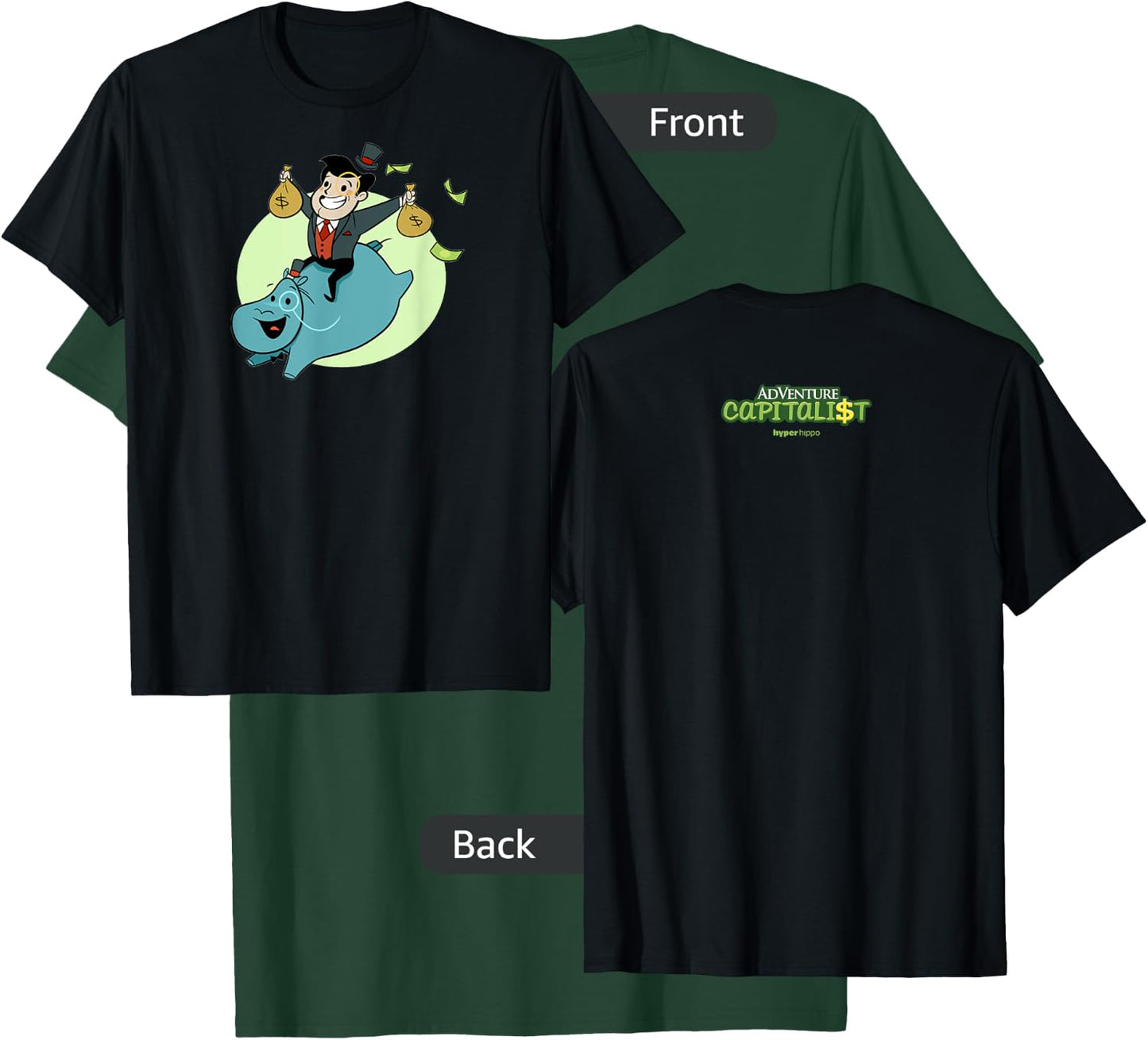 Hip-Hippo Hooray! T-Shirt - T-Shirt | Forest