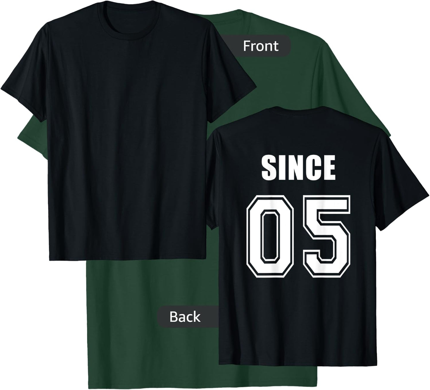Together since 2005 -couple shirts-Lovers Shirts- King Queen T-Shirt - T-Shirt | Forest