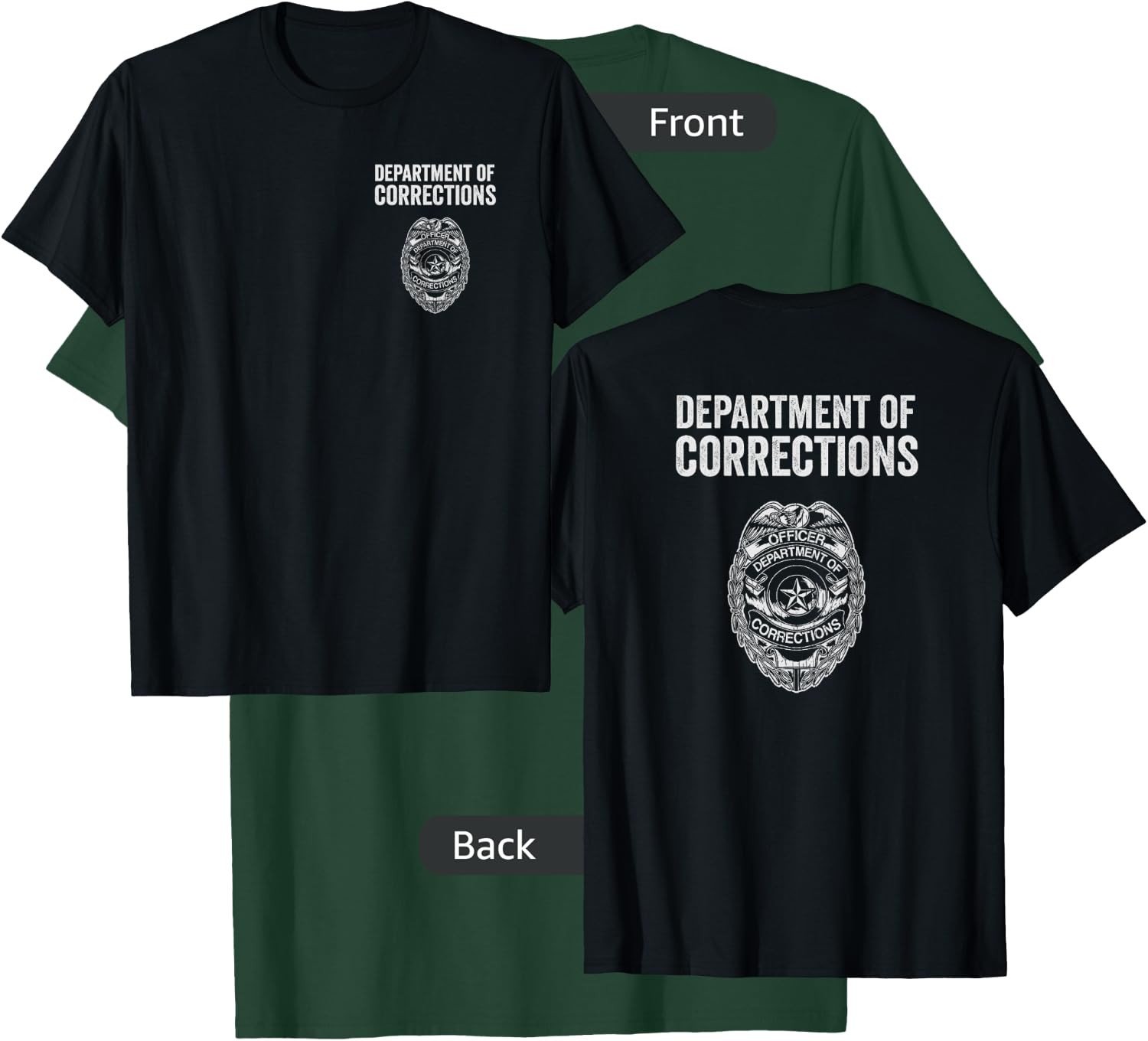 Correctional Officer Shirt Gifts Department Of Corrections T-Shirt - T-Shirt | Forest