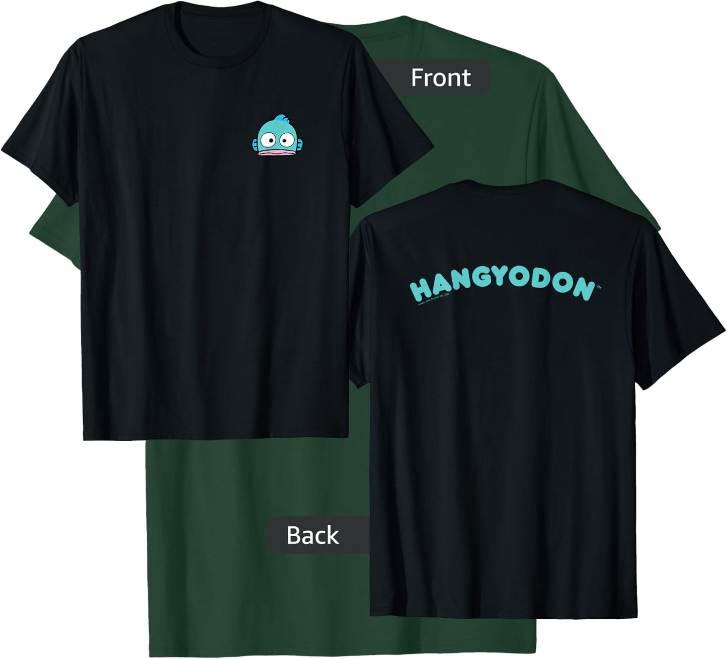 Hangyodon Front and Back Logo Shirt T-Shirt - T-Shirt | Forest