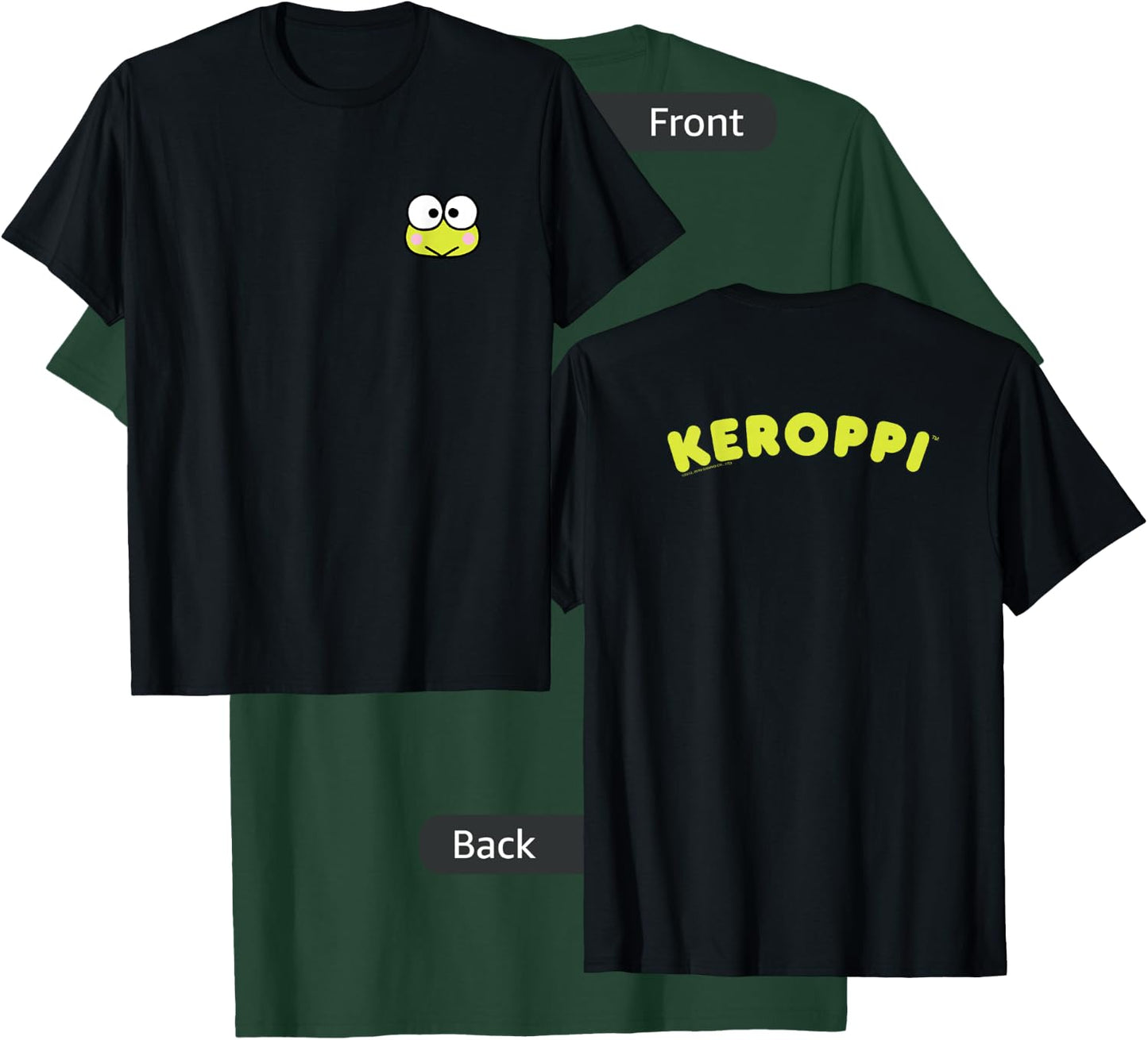 Keroppi Front and Back Logo Shirt T-Shirt - T-Shirt | Forest