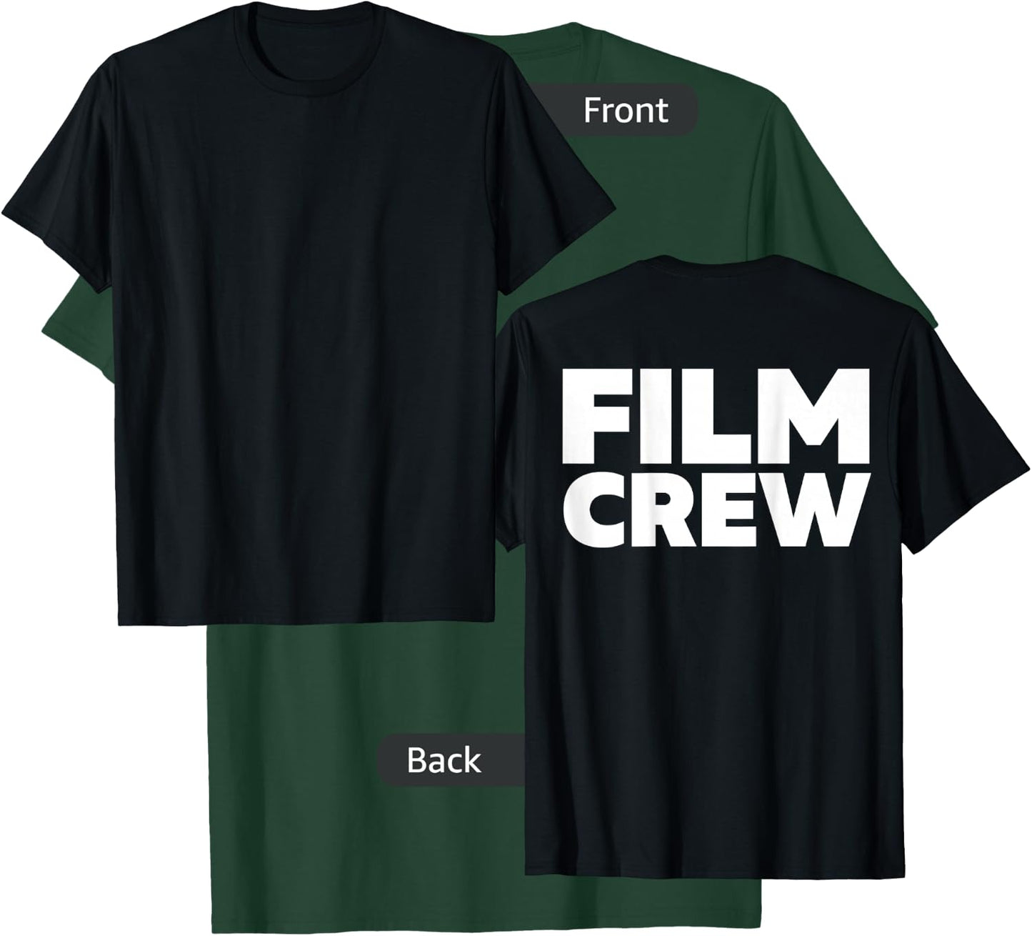 Film Crew Shirt Print On Back Filming Movie Set T-Shirt - T-Shirt | Forest