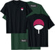 Naruto Shippuden Sasuke Uchiha Icon Front and Back Anime T-Shirt - T-Shirt | Forest