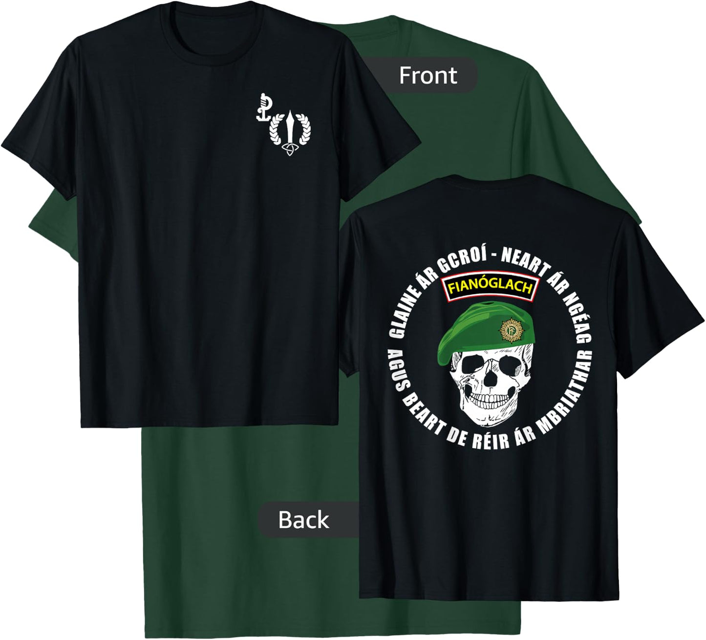 Ireland ARW Army Ranger Wing Irish Special Forces T-Shirt - T-Shirt | Forest
