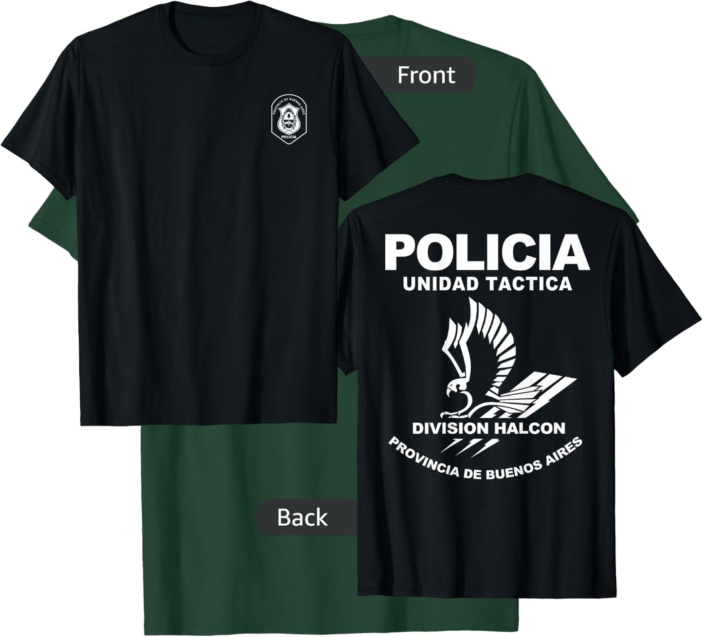 Argentina Buenos Aires Special Police Forces Halcon T-Shirt - T-Shirt | Forest