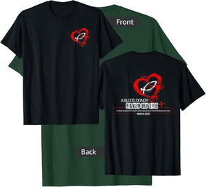 A Blood Donor Saved My Life Christian - Dark Styles T-Shirt - T-Shirt | Forest